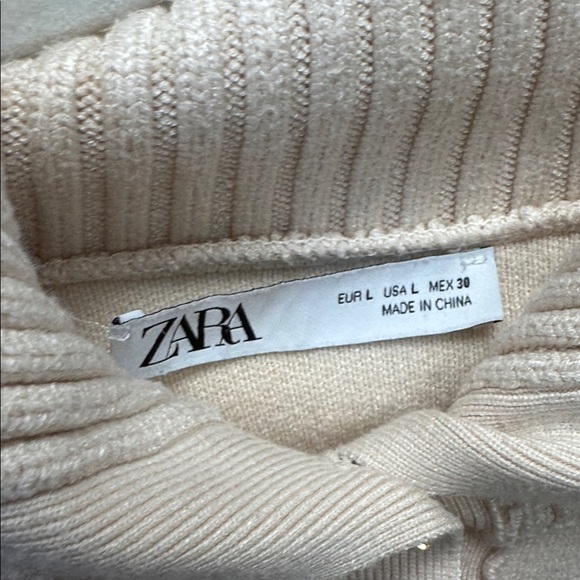 Zara Cream Button-Up Women's Cardigan - Picture 7 of 8